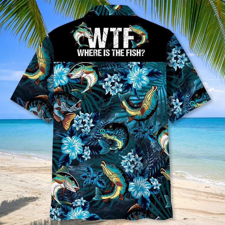 WTF Where Is The Fish Hawaiian Shirt