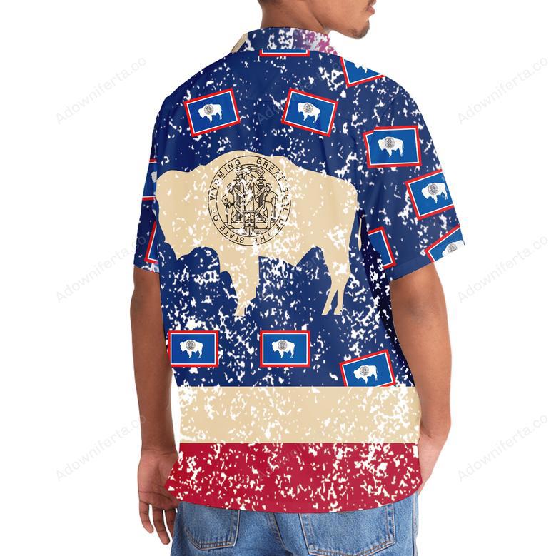 Wyoming Proud Vintage Hawaiian Shirt