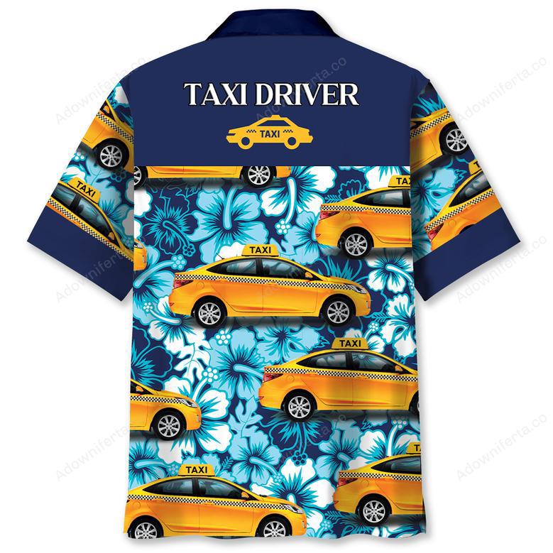 Yellow Taxi Driver Hawaiian Shirt