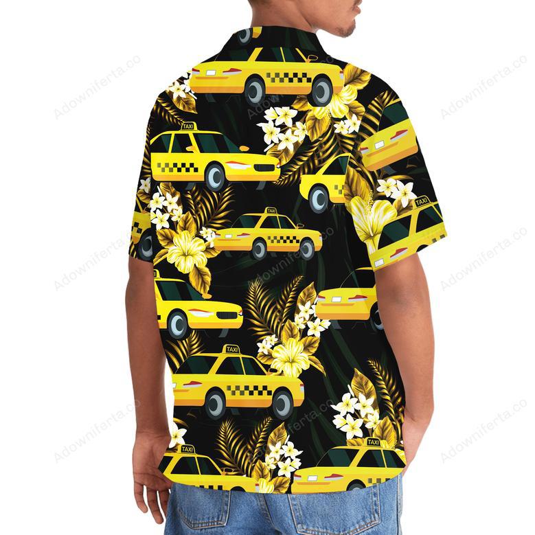 Yellow Taxi Tropical Hawaiian Shirt