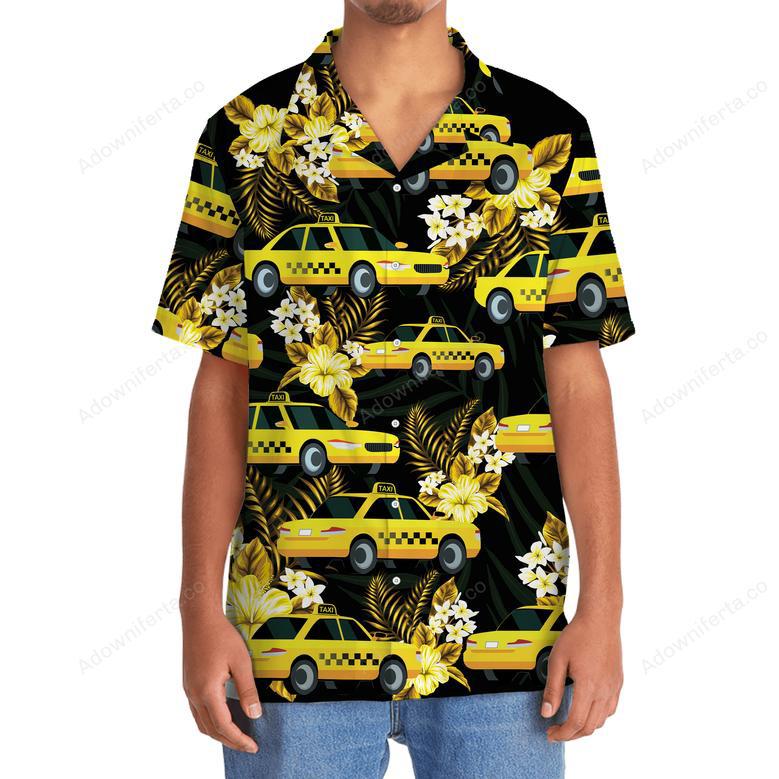 Yellow Taxi Tropical Hawaiian Shirt