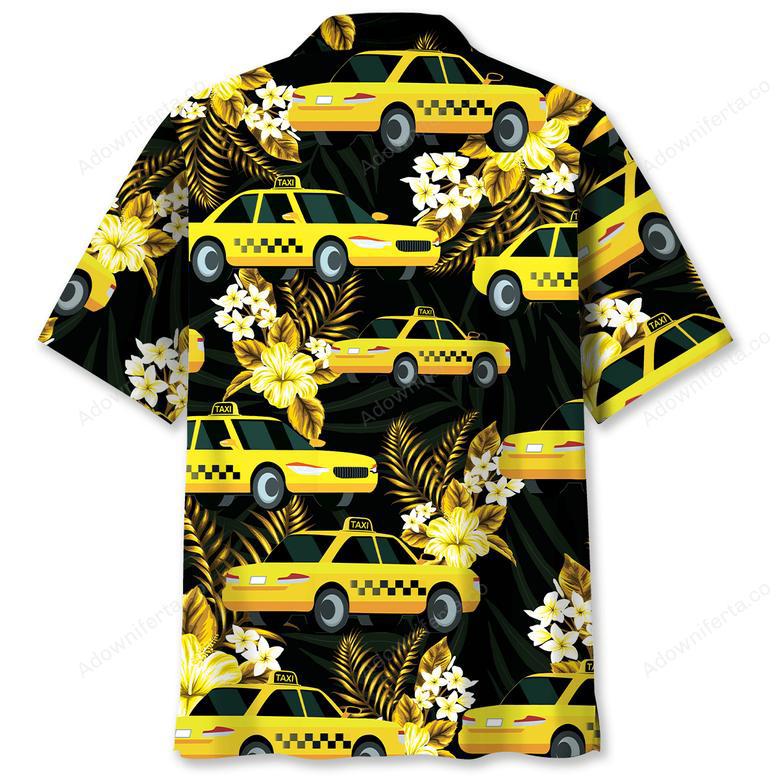 Yellow Taxi Tropical Hawaiian Shirt