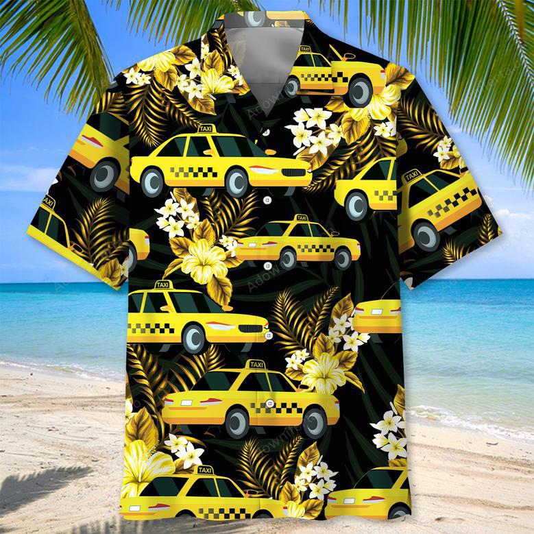 Yellow Taxi Tropical Hawaiian Shirt