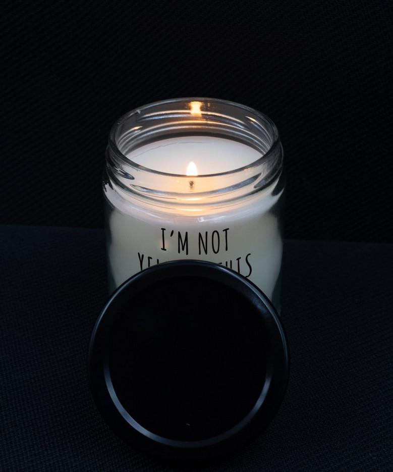 I'm Not Yelling This My Hockey Mom Voice 9 Oz Vanilla Scented Soy Wax Candle