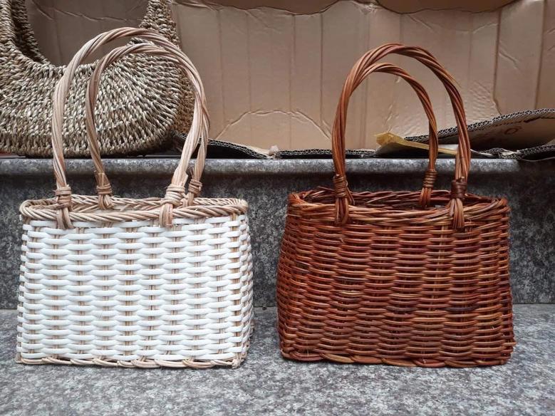 Handmade Rattan Basket in Classic Luxury Design