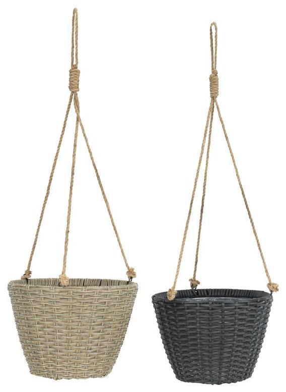 Stylish Round Rattan Planter for Home and Garden Use