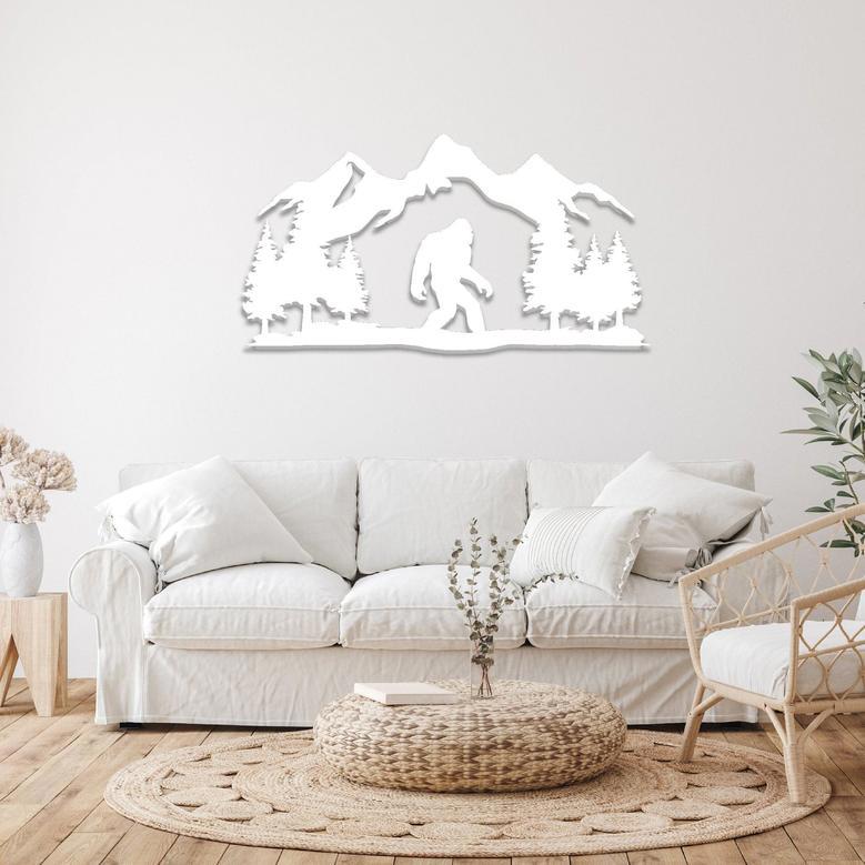 Bigfoot Metal Wall Art for Unique Home Decor and Gift Ideas