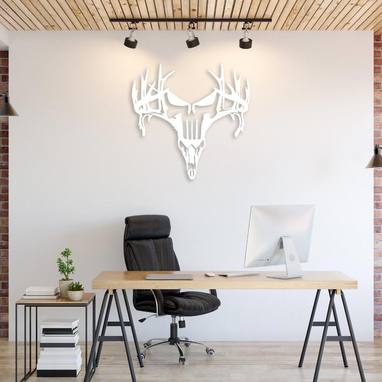 Personalized Deer Punisher Metal Wall Art for Home Décor