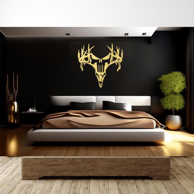 Personalized Deer Punisher Metal Wall Art for Home Décor