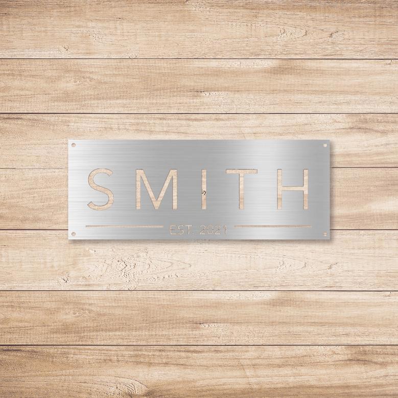 Custom Metal Wall Sign | Personalized Metal Art Decor