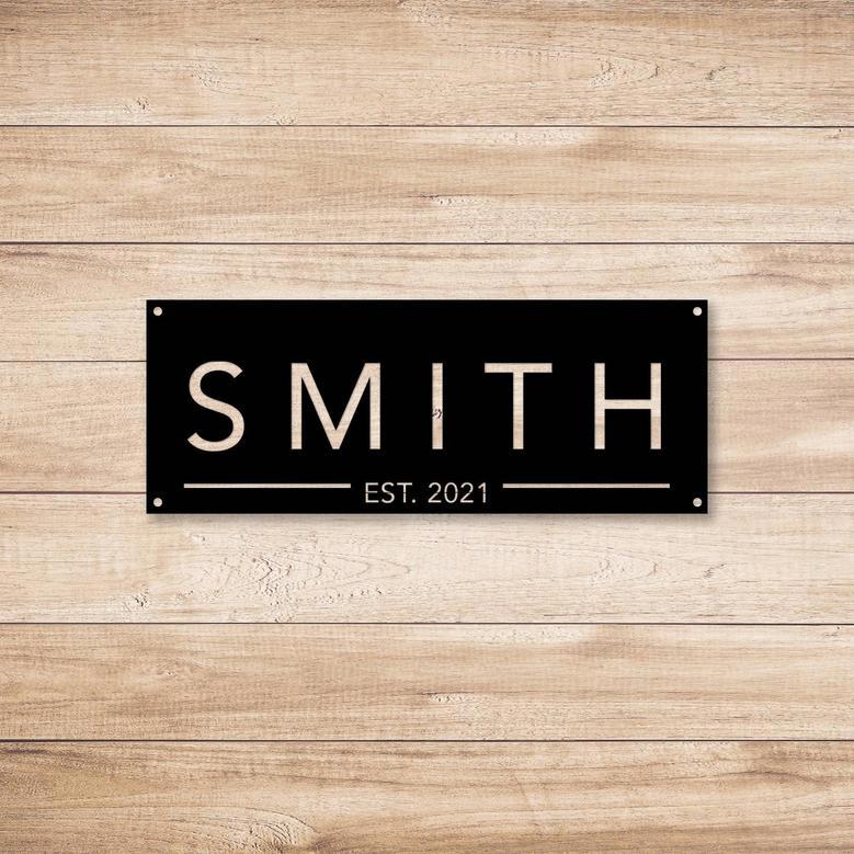 Custom Metal Wall Sign | Personalized Metal Art Decor