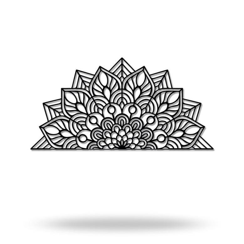 Elegant Mandala Metal Wall Art for Home Decor Enthusiasts