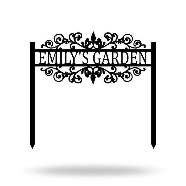 Custom Metal Garden Stakes – Personalized Yard Signs for Gardens