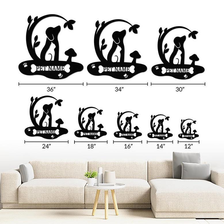 Custom Pet Dog Cat Metal Wall Sign for Home Decor