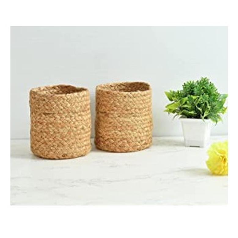 Eco Friendly Jute Hanging Basket for Stylish Wall Storage