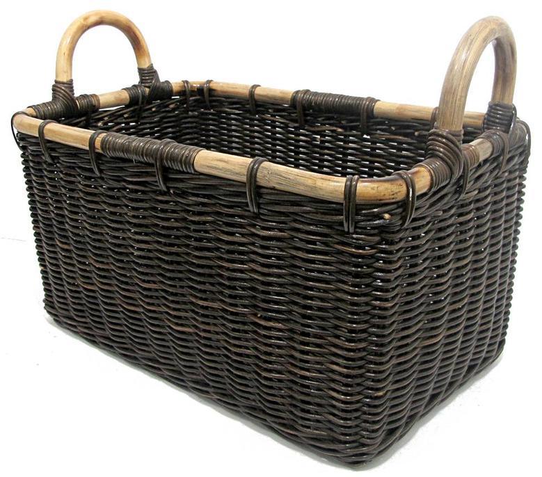 Handmade High Quality Rattan Basket in Classic Style