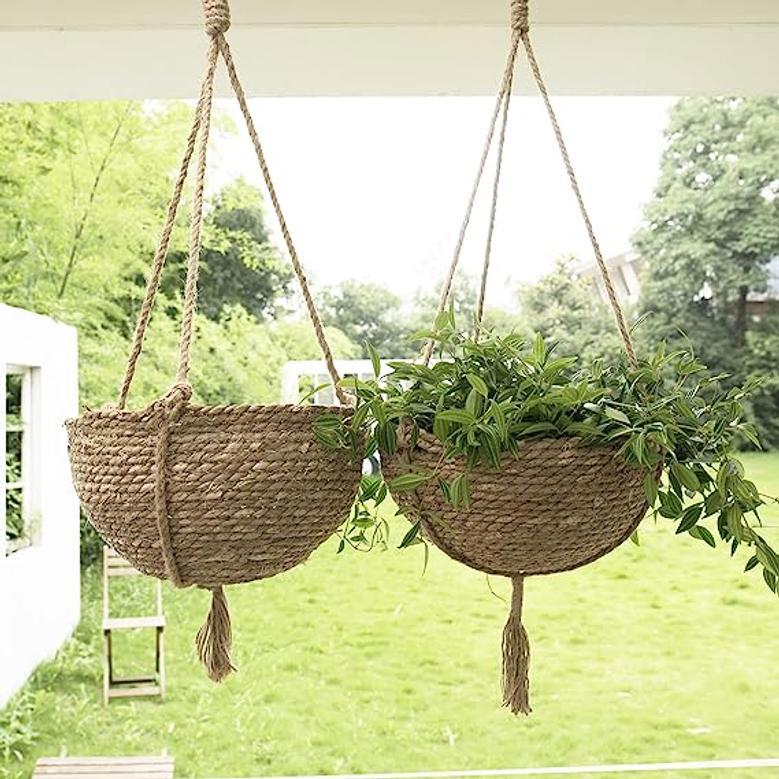 Handmade Jute Plant Hanger for Stylish Home Office Decoration