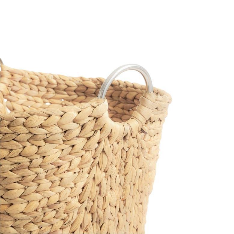 Handmade Multifunctional Woven Straw Storage Basket for Wall Decor