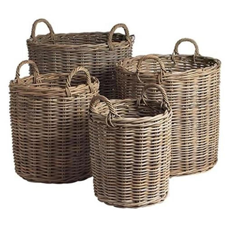 Handmade Rattan Woven Baskets for Home Decor and Gifts