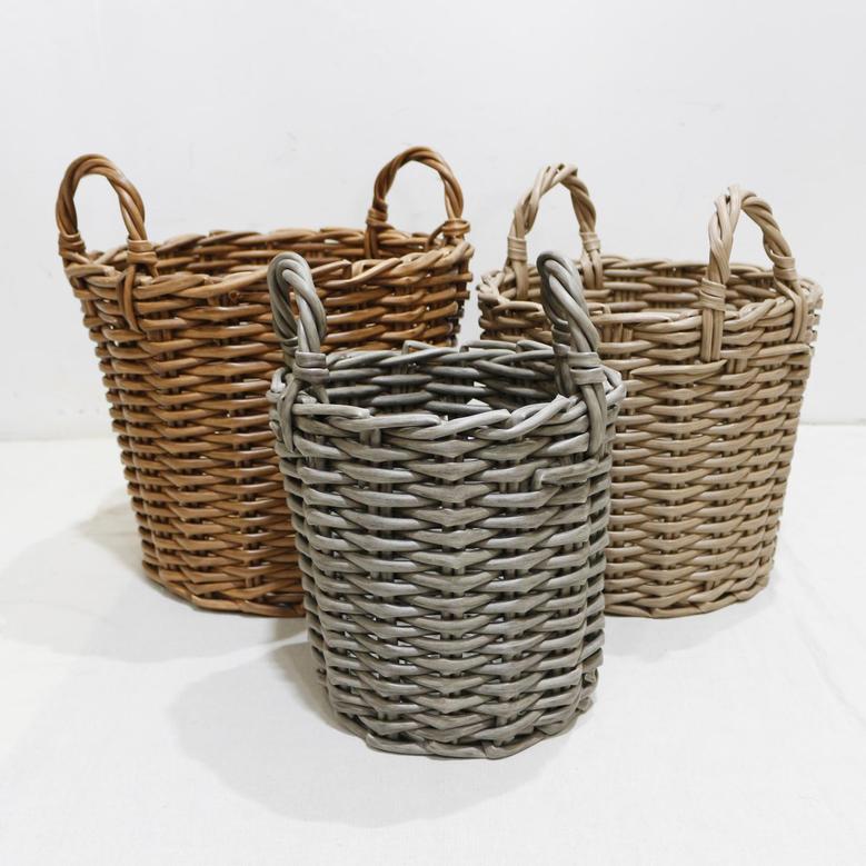 Handmade Wicker Storage Basket for Stylish Home Organization