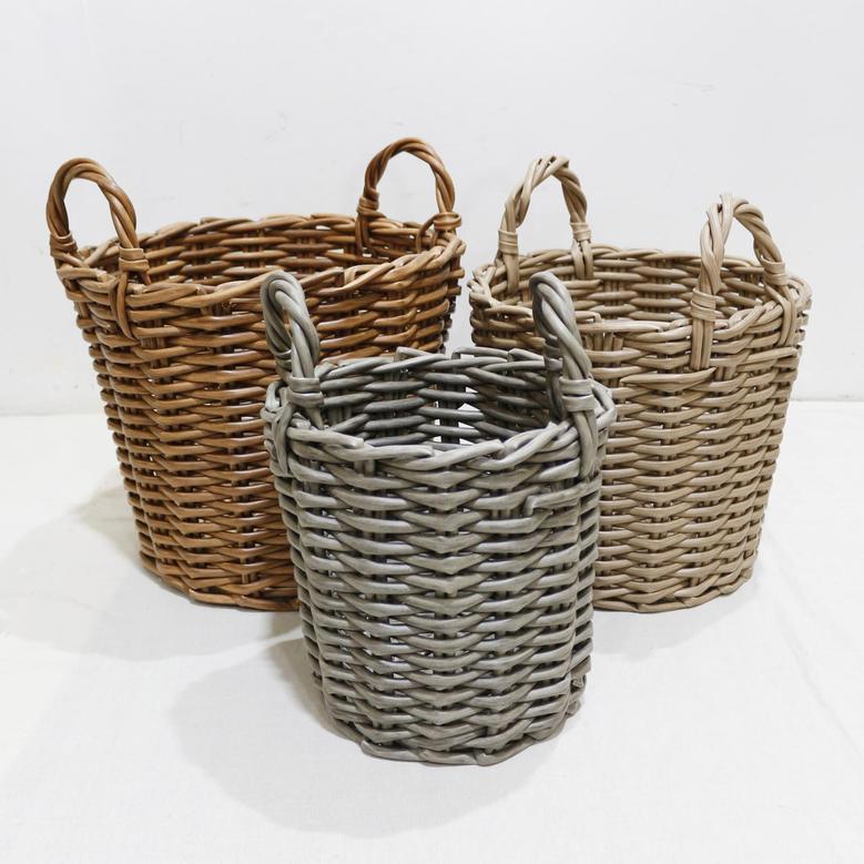 Handmade Wicker Storage Basket for Stylish Home Organization