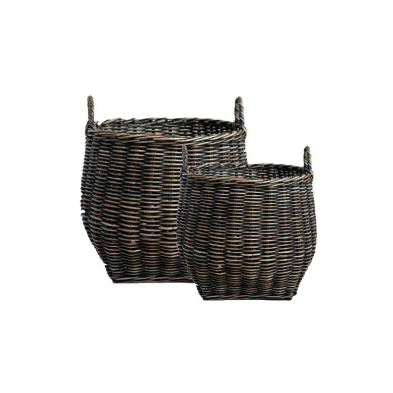 Stylish Natural Brown Rattan Basket for Effective Storage