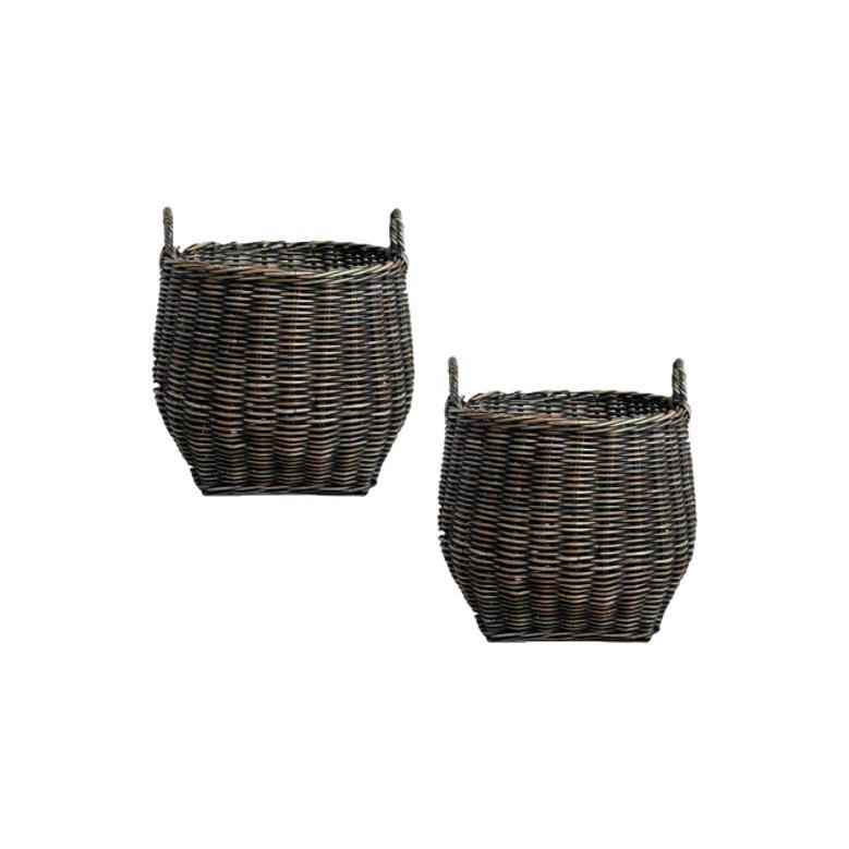 Stylish Natural Brown Rattan Basket for Effective Storage