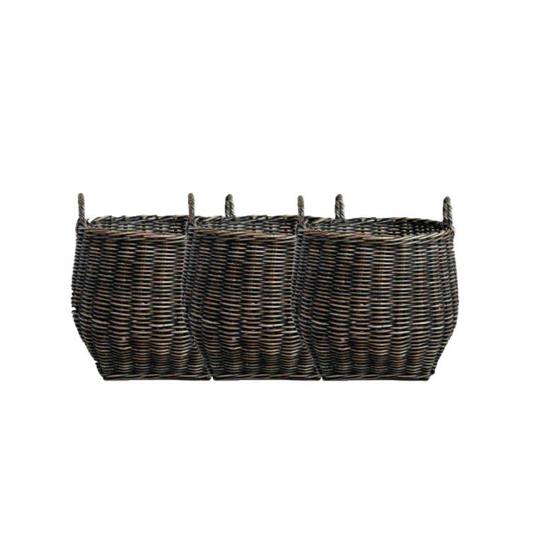 Stylish Natural Brown Rattan Basket for Effective Storage