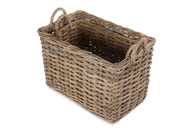 Stylish Square Rattan Storage Basket and Planter for Home Styling