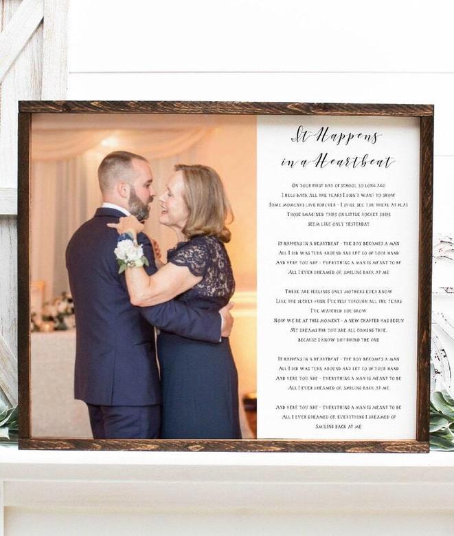 Personalized Father Daughter Dance Canvas For Wedding & Mother's Day - Custom Names & Poems For Living Room DéCor