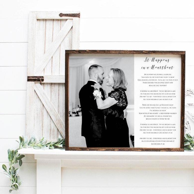 Personalized Father Daughter Dance Canvas For Wedding & Mother's Day - Custom Names & Poems For Living Room DéCor