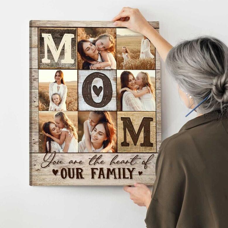 Personalized Mom Quote Canvas With Photo Collage Thoughtful Gift For Wife Or Mom's Birthday Or Christmas