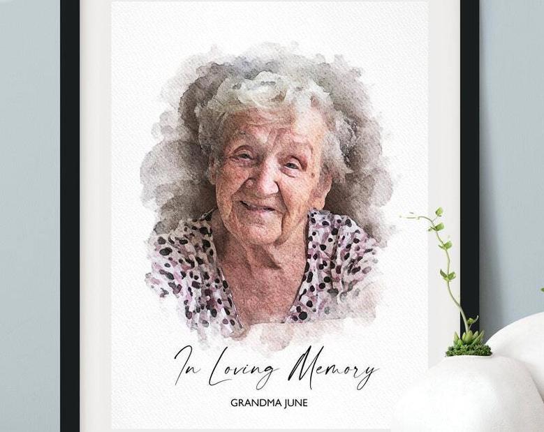 Thoughtful Bereavement Canvas For Mom - Heartfelt Memorial Gift For Living Room