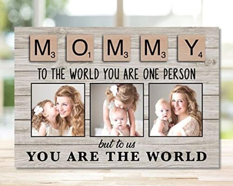 Thoughtful Personalized Mom Quote Canvas For Mother's Day From Kids