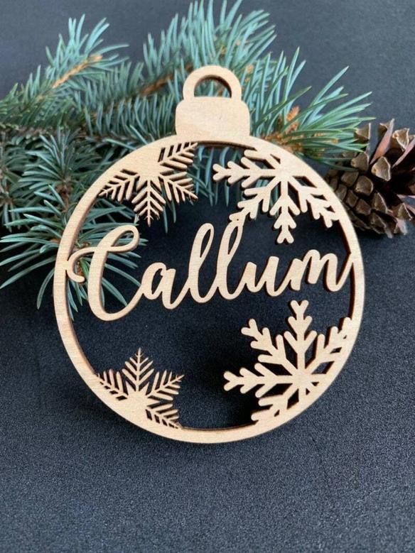 Personalized Wooden Christmas Ornaments For Holiday Decor