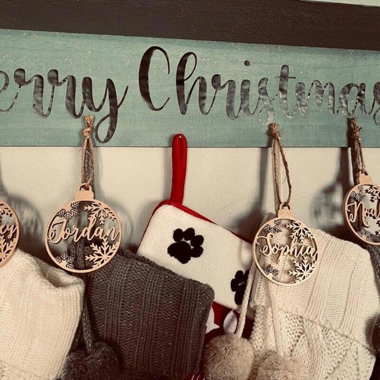 Personalized Wooden Christmas Ornaments For Holiday Decor