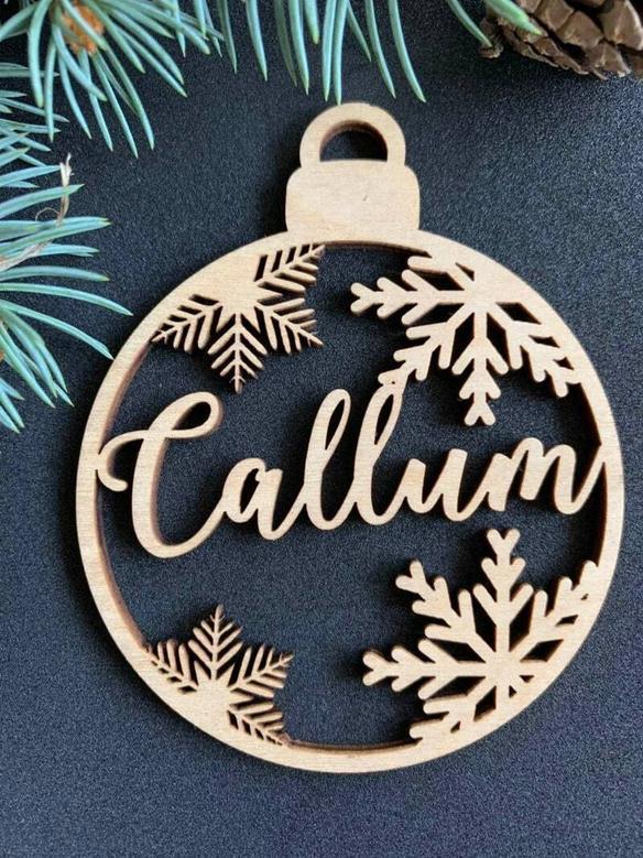 Personalized Wooden Christmas Ornaments For Holiday Decor