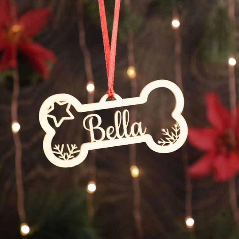 Thoughtful Personalized Pet Memorial Christmas Ornament 2024 - Custom Dog And Cat Ornament For Pet Lovers