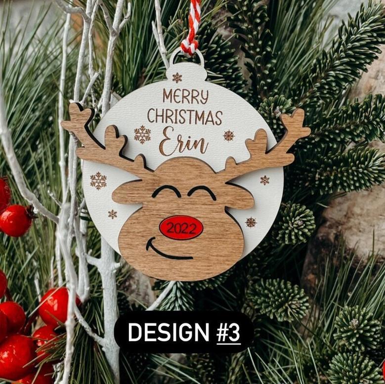 Thoughtful Personalized Wooden Ornament For Baby's First Christmas - Holiday Milestone Keepsake Gift