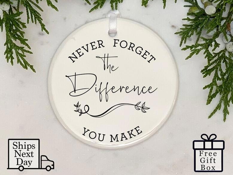 Personalized Retirement Appreciation Ornament For Thoughtful Thank You Gift