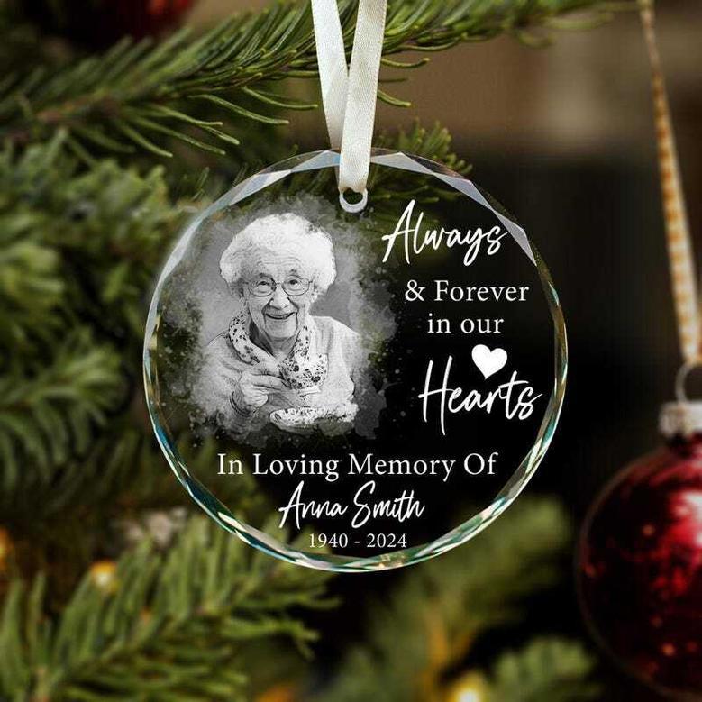 Personalized Loss Of Mom Acrylic Ornament Heartfelt Memorial Keepsake Gift For Mother's Memory