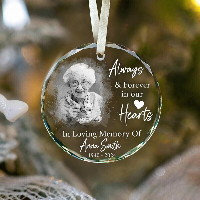 Personalized Loss Of Mom Acrylic Ornament Heartfelt Memorial Keepsake Gift For Mother's Memory