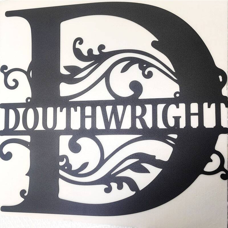 Family Name Metal Sign For Housewarming Personalized Monogram Decor Perfect For Living Room
