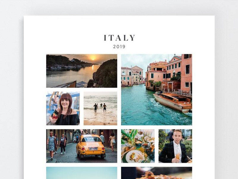 Thoughtful Family Travel Canvas For Parents' Anniversary - Personalized Holiday Photo Collage Decor For Living Room