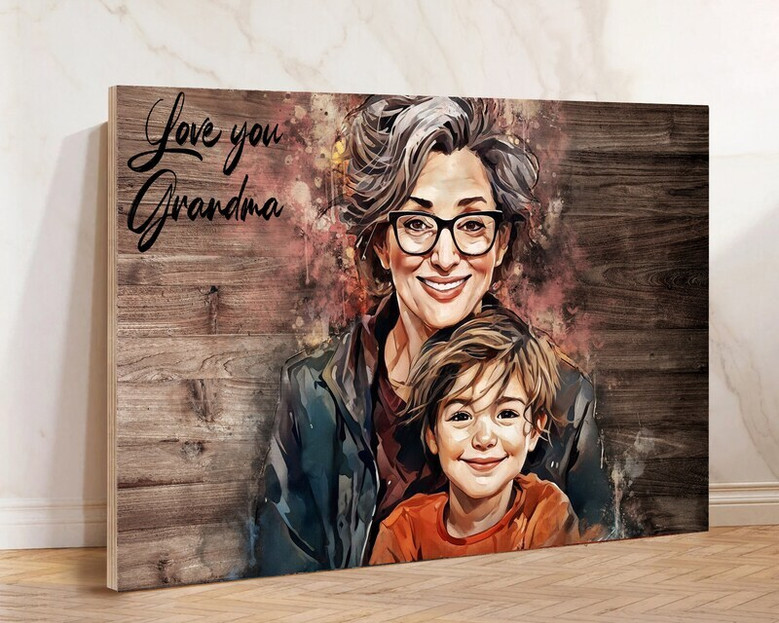 Heartfelt Father's Day Wall Art - Personalized Canvas Gift From Daughter, Son Or Wife For Dad's First Father's Day