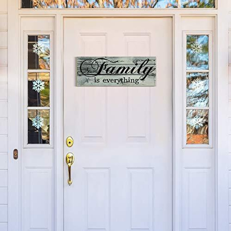 Rustic Farmhouse Family Is Everything Sign For Home Dining Living Room Bedroom Bathroom Decor
