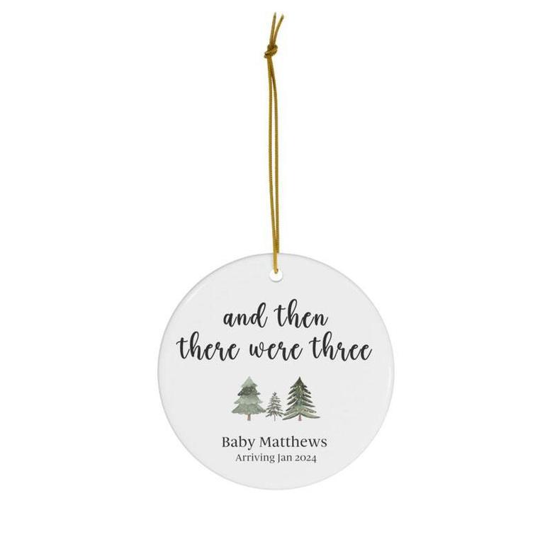 Heartfelt Christmas Ornament For Expecting Parents - Celebrate Baby's Arrival, First Christmas, Personalized Gift