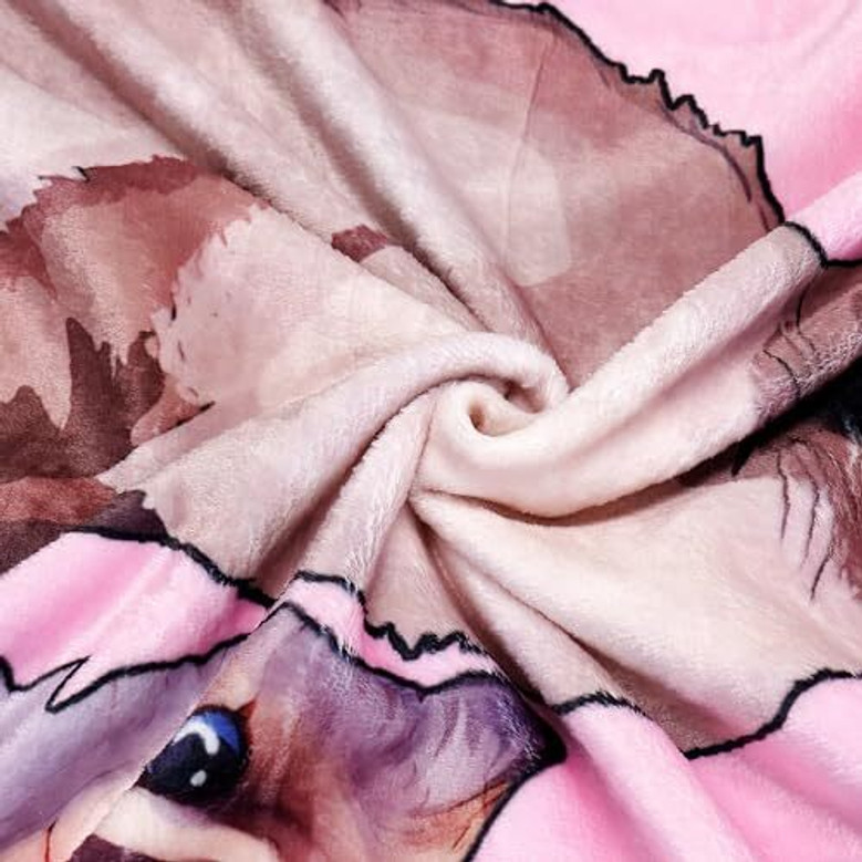 Cozy Funny Cat Flannel Fleece Blanket - Ideal Gifts For Women And Girls, Cat-Themed Decor For Bed, Chair, Couch