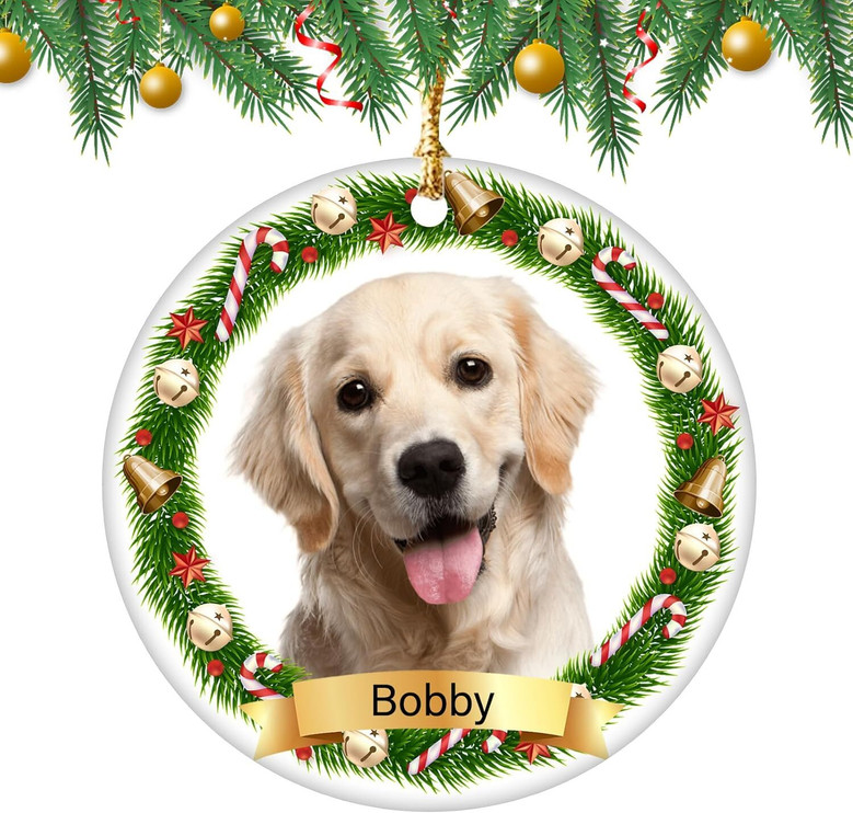 Personalized Pet Photo Christmas Ornaments - Custom Ceramic Xmas Tree DéCor For a Heartfelt 2024 Holiday