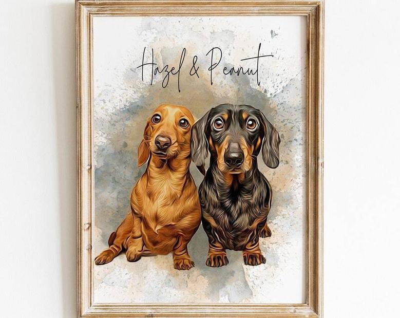 Heartfelt Custom Dog Wall Art Canvas - Pet Memorial & Christmas Gift For Dog Lovers